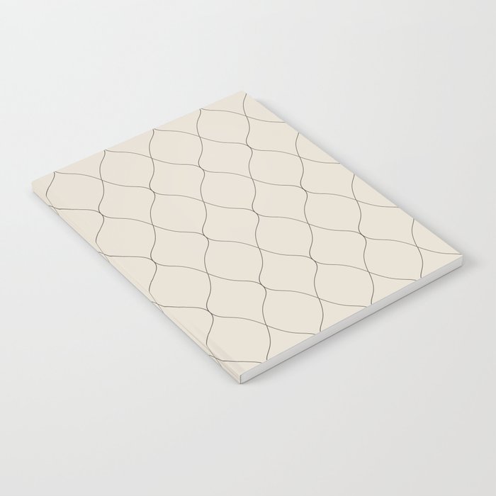 Alva Line Pattern - Smoke Notebook Gallery Image 1