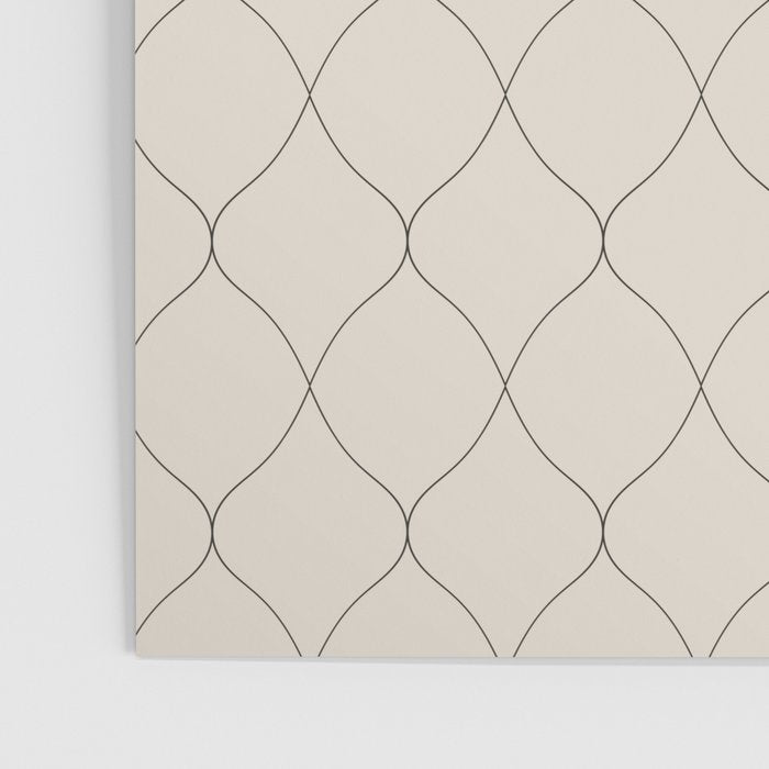 Alva Line Pattern - Smoke Poster Gallery Image 3