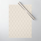 Alva Line Pattern - Smoke Wrapping Paper Gallery Image 1