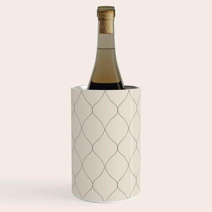 Alva Line Pattern - Smoke Wine Chiller Gallery Image 1