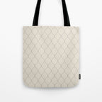 Alva Line Pattern - Smoke Tote Bag Gallery Image 1