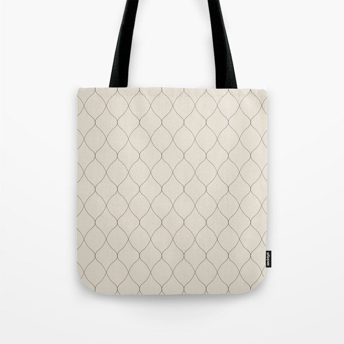 Alva Line Pattern - Smoke Tote Bag Gallery Image 1