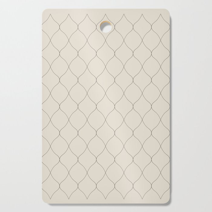Alva Line Pattern - Smoke Cutting Board Gallery Image 1