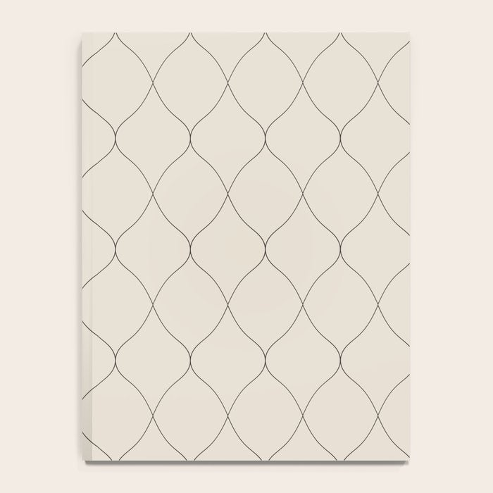 Alva Line Pattern - Smoke Notebook Gallery Image 4
