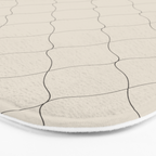 Alva Line Pattern - Smoke Bath Mat Gallery Image 3