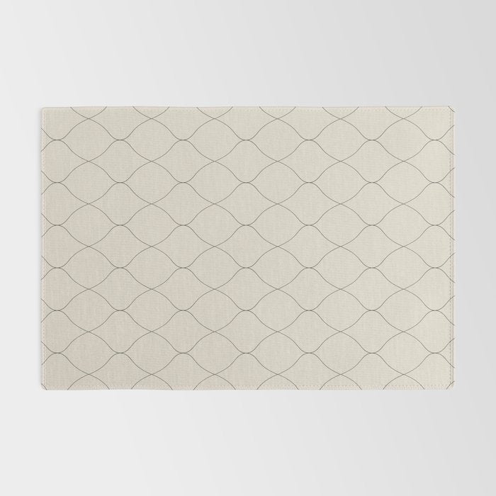 Alva Line Pattern - Smoke Rug Gallery Image 2