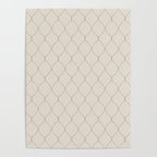 Alva Line Pattern - Smoke Poster Gallery Image 4