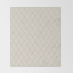 Alva Line Pattern - Smoke Throw Blanket Gallery Image 2