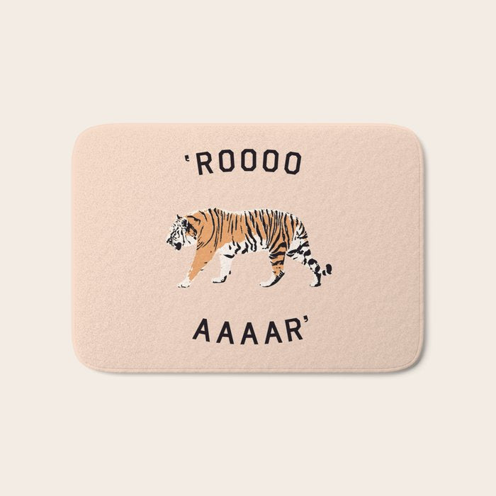 ROOOOAAAAR ! - Tiger Bath Mat Gallery Image 1