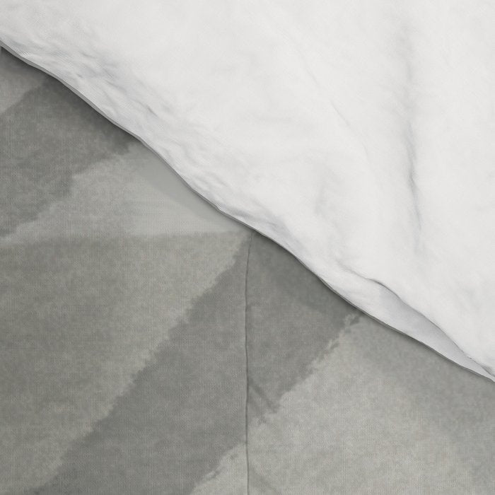 Abstract Botanical Mid Century Art Greenish Grey Comforter Gallery Image 4