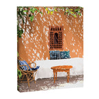 A Relaxed Afternoon | Tropical Summer Architecture | Buildings India Travel Bohemian Décor Painting Canvas Print Gallery Image 6