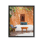 A Relaxed Afternoon | Tropical Summer Architecture | Buildings India Travel Bohemian Décor Painting Framed Canvas Print Gallery Image 6