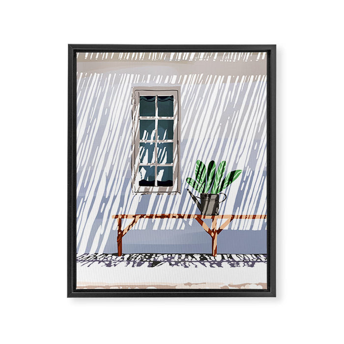 A Slow Sunday Framed Canvas Print Gallery Image 1