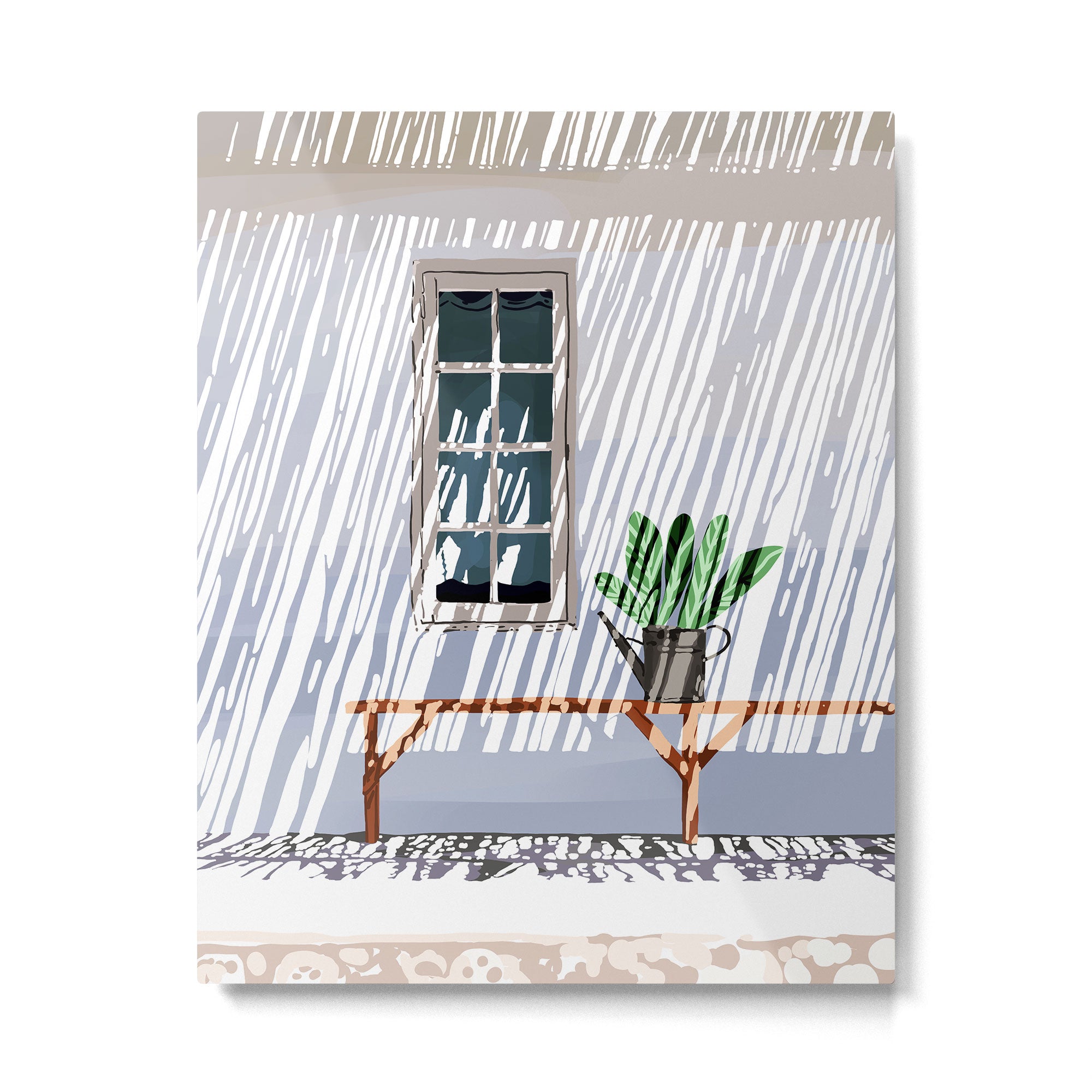 A Slow Sunday Metal Print Gallery Image 4