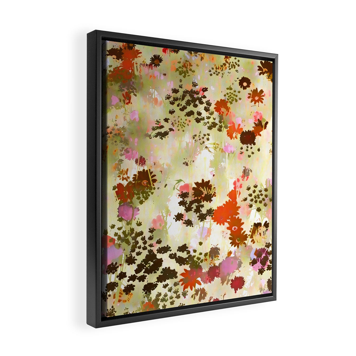 A Sunlit Meadow Framed Canvas Print Gallery Image 2