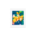 As If. | Typography Attitude Confidence Quote | Lemon Garden Botanical Vintage Quirky Lettering Art Print Gallery Image 1
