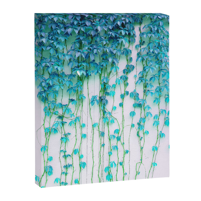 Average Absence, Botanical Minimal Nature Creepers Plants, Tropical Watercolor Bohemian Painting Canvas Print Gallery Image 1