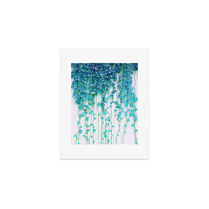 Average Absence, Botanical Minimal Nature Creepers Plants, Tropical Watercolor Bohemian Painting Art Print Gallery Image 1