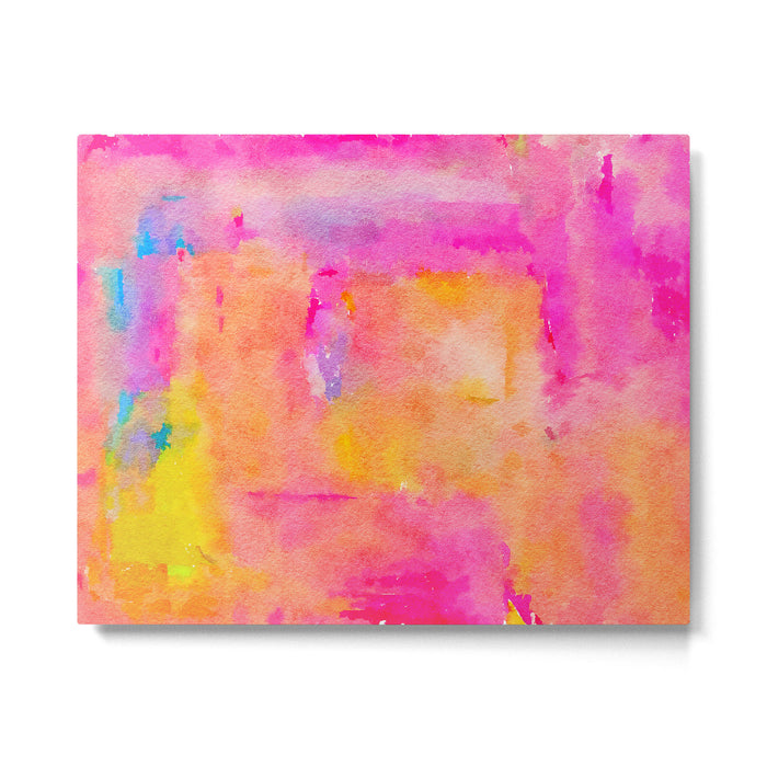 Be A Rainbow In Someone's Cloud | Modern Bohemian Watercolor Painting Optimism Positivity Good Vibes Metal Print Gallery Image 1