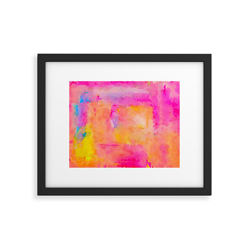 Be A Rainbow In Someone's Cloud | Modern Bohemian Watercolor Painting Optimism Positivity Good Vibes Framed Art Print Gallery Image 5