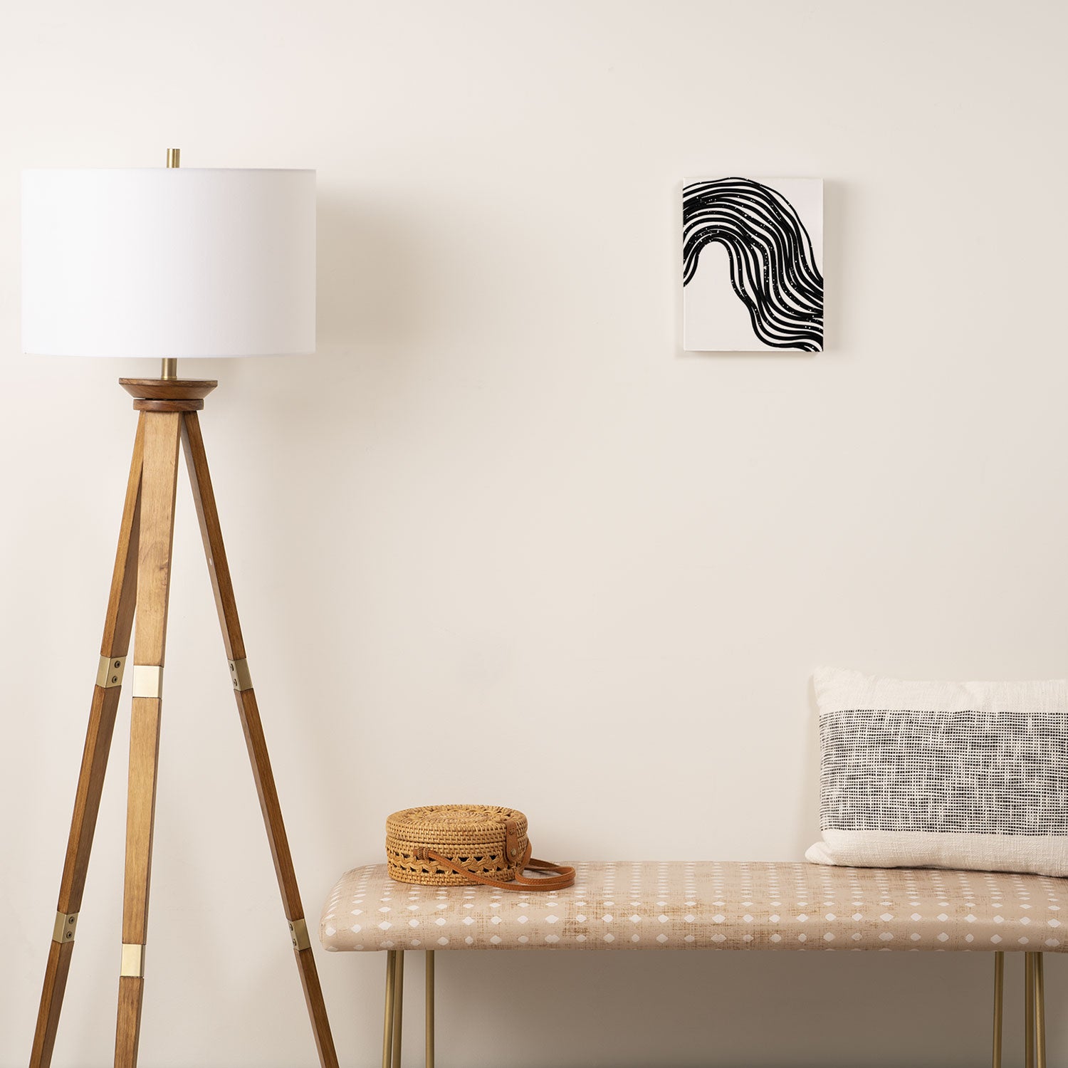 Be Wavy, Never Straight Canvas Print Gallery Image 2