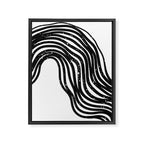 Be Wavy, Never Straight Framed Canvas Print Gallery Image 6