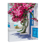 Better days are on their way | Greece Santorini Island Travel | Summer Architecture Positivity Canvas Print Gallery Image 6