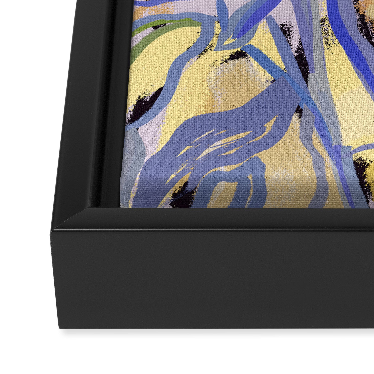 Blooms in The Butter Forest Framed Canvas Print Gallery Image 3