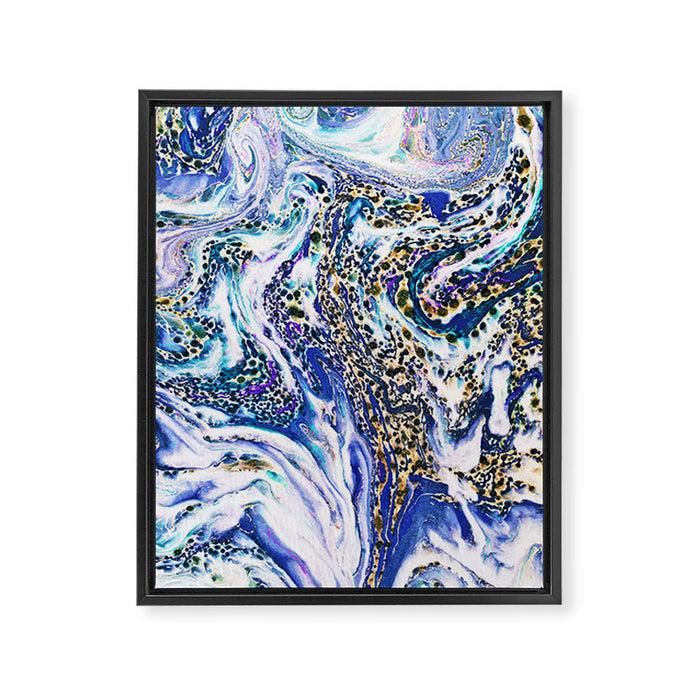 Blue Acid #society6 #buyart #decor Framed Canvas Print Gallery Image 1