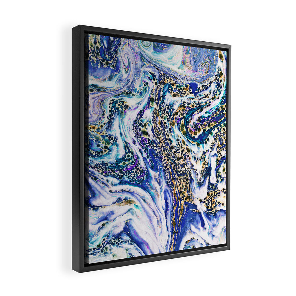 Blue Acid #society6 #buyart #decor Framed Canvas Print Gallery Image 2
