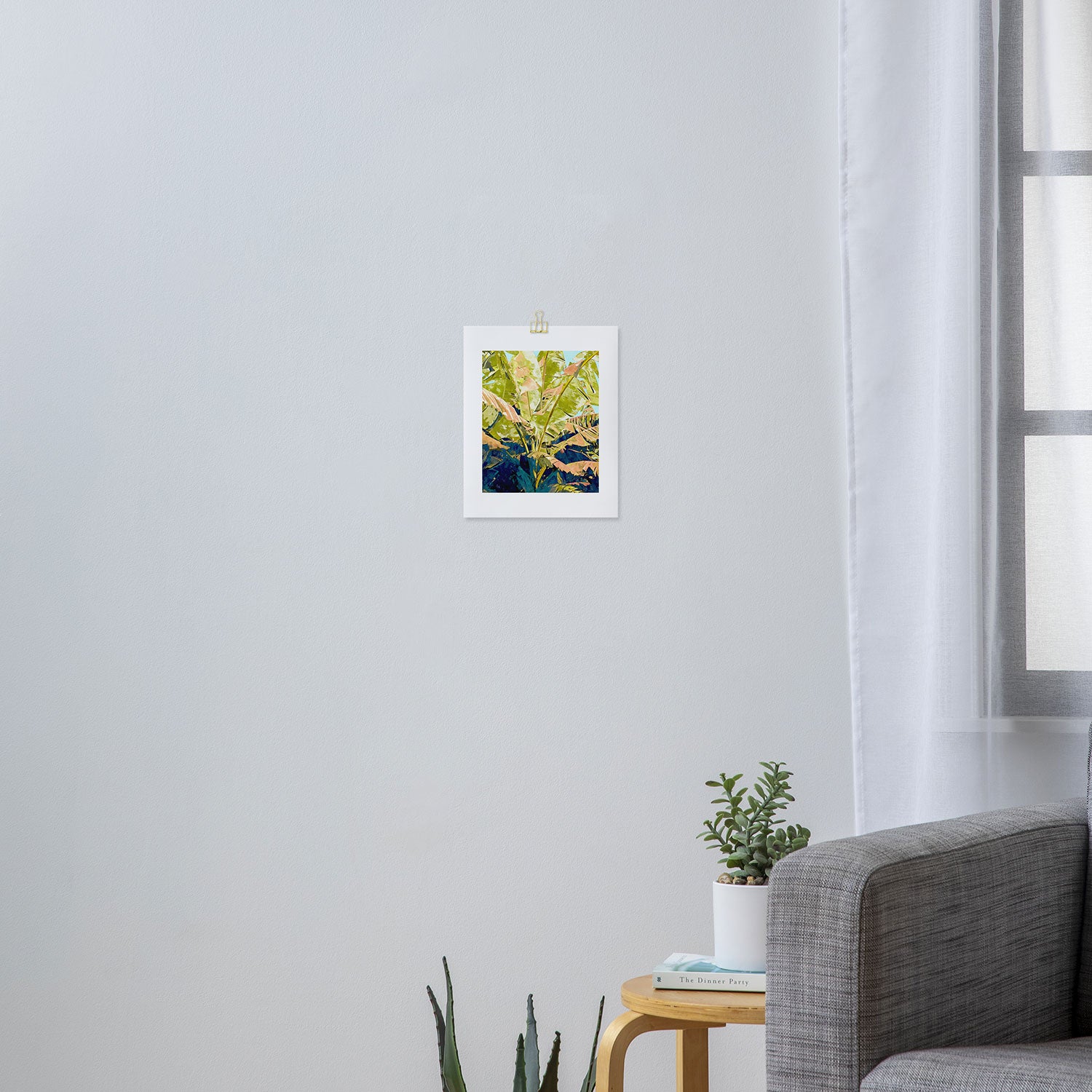 Blush Banana Tree Art Print Gallery Image 3