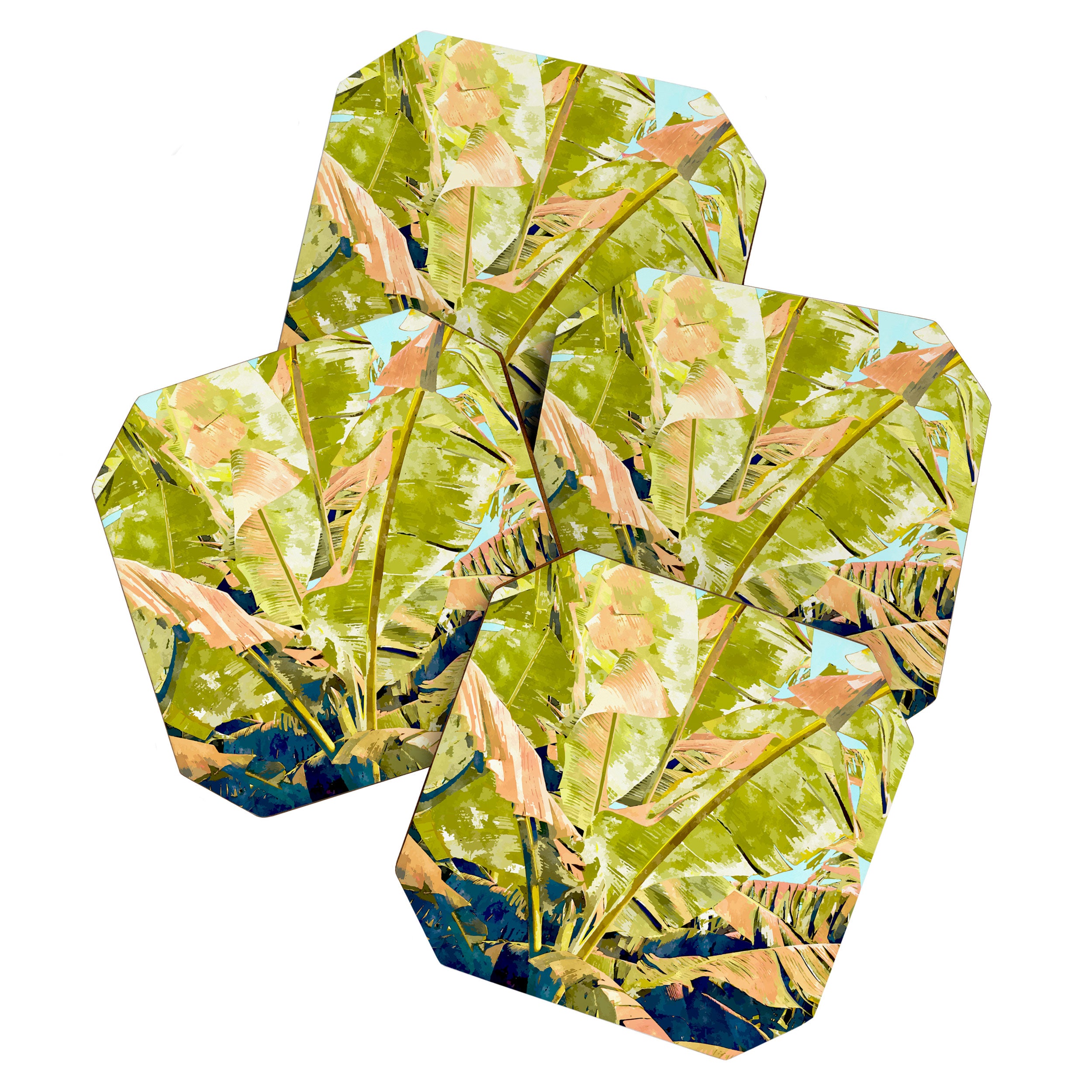 Blush Banana Tree Coaster Gallery Image 1