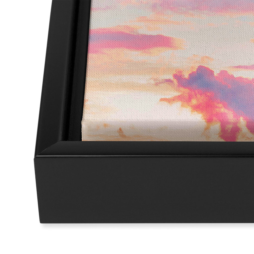 Blush Clouds #digital #photography Framed Canvas Print Gallery Image 3