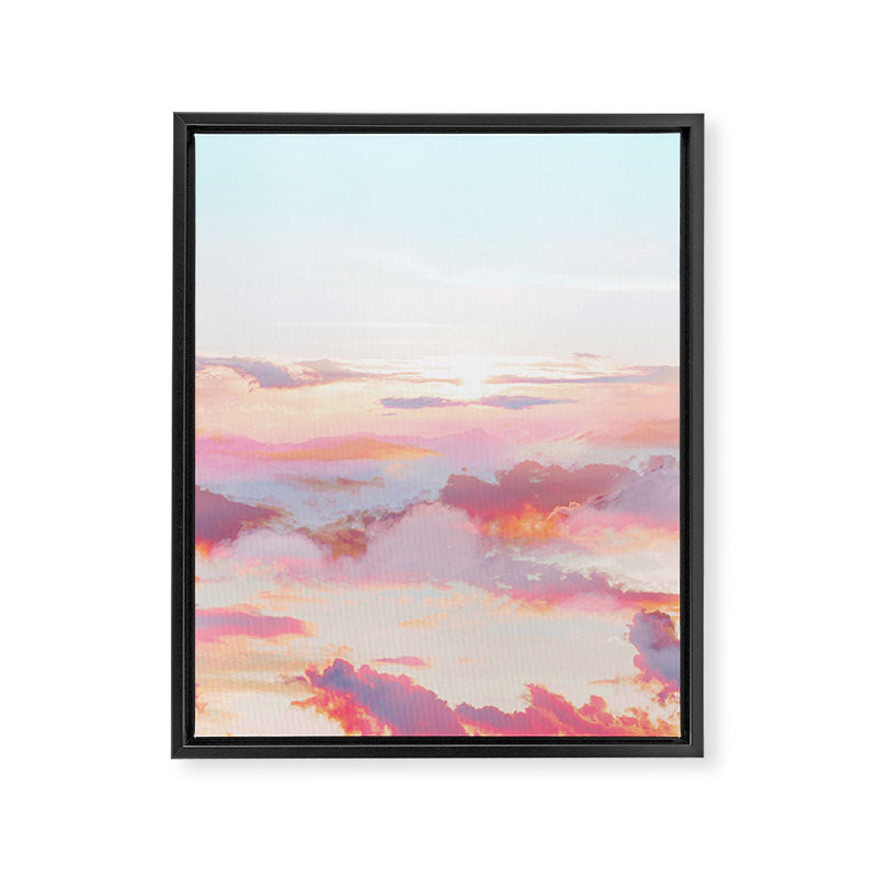 Blush Clouds #digital #photography Framed Canvas Print Gallery Image 8