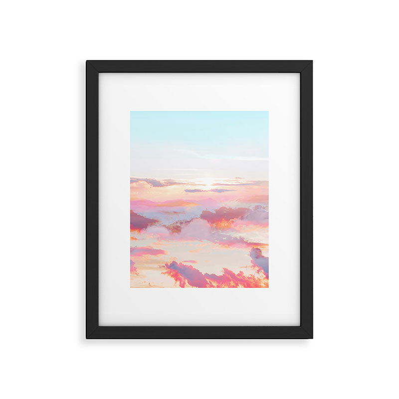 Blush Clouds #digital #photography Framed Art Print Gallery Image 4