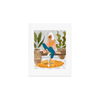 Boss Lady Illustration, Empower Woman Female Feminism, Plant Lady Tea Coffee Painting Art Print Gallery Image 1