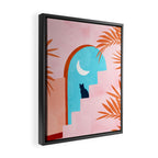 Catrospection Framed Canvas Print Gallery Image 2