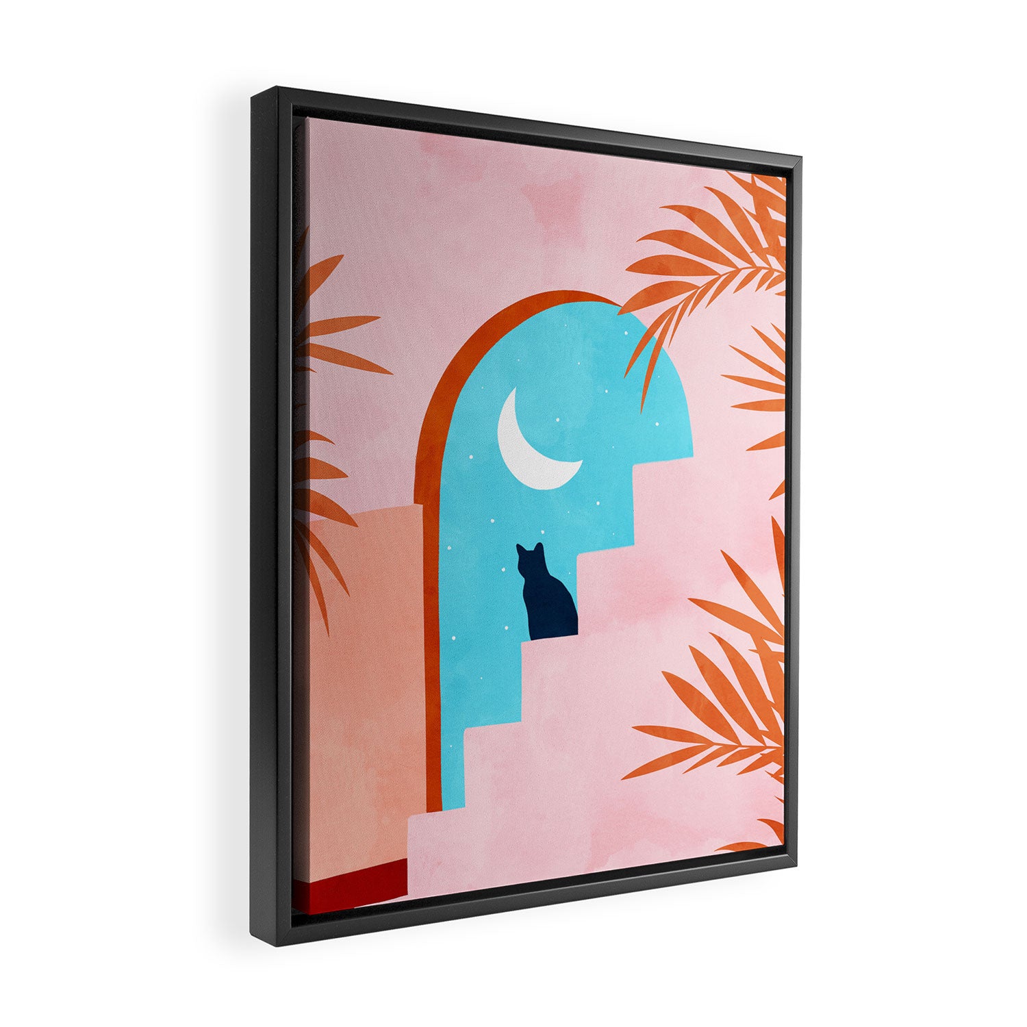Catrospection Framed Canvas Print Gallery Image 2