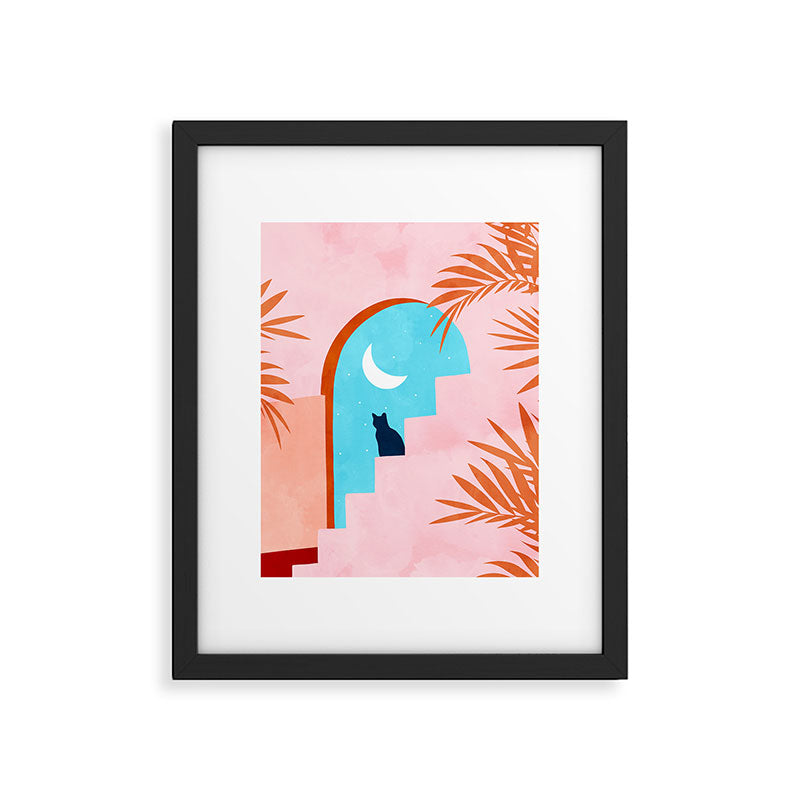 Catrospection Framed Art Print Gallery Image 5