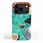 Chai, India Culture & People Painting, Exotic Travel Places Tea Bohemian Colorful Morocco Turkish iPhone Case Gallery Image 1