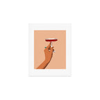 Cheers to Love, Laughter & Happily Ever After #painting #illustration Art Print Gallery Image 1