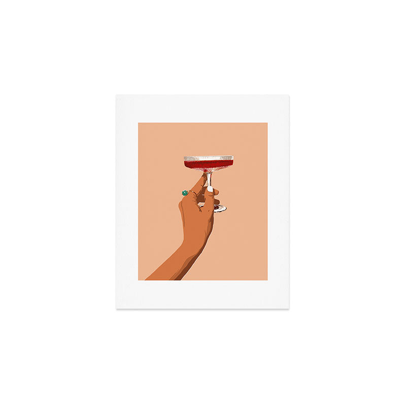 Cheers to Love, Laughter & Happily Ever After #painting #illustration Art Print Gallery Image 1