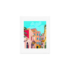 Colorful Houses Art Print Gallery Image 1