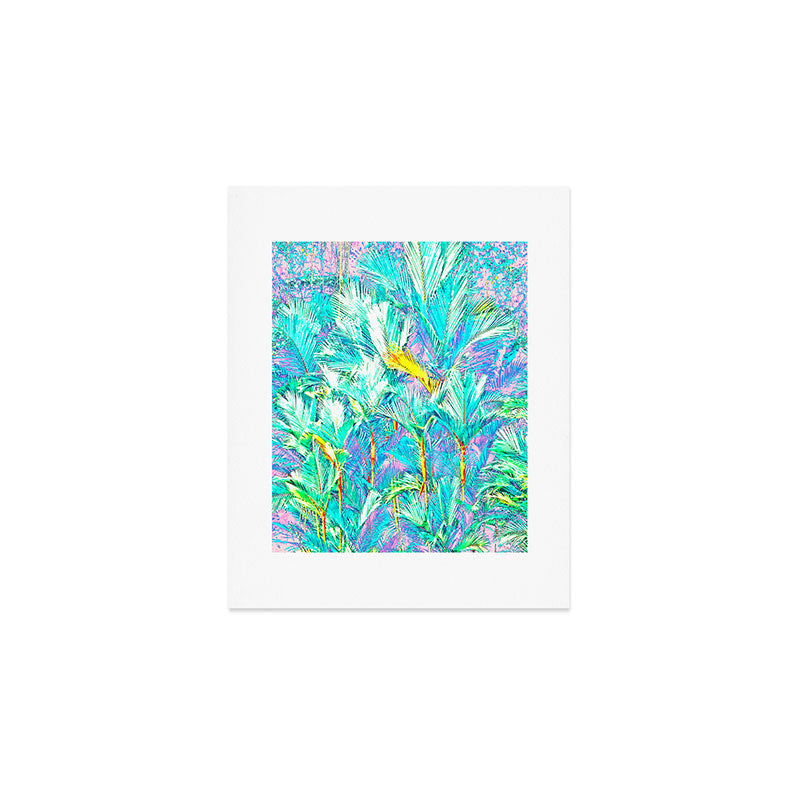 Colorful Palm Garden Art Print Gallery Image 1