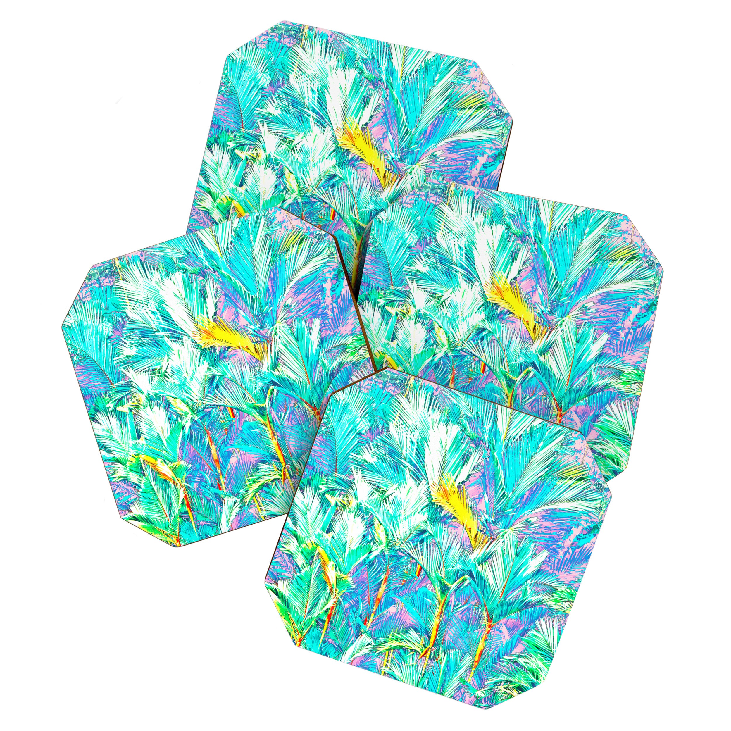 Colorful Palm Garden Coaster Gallery Image 1