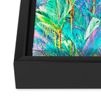Colorful Palm Garden Framed Canvas Print Gallery Image 3