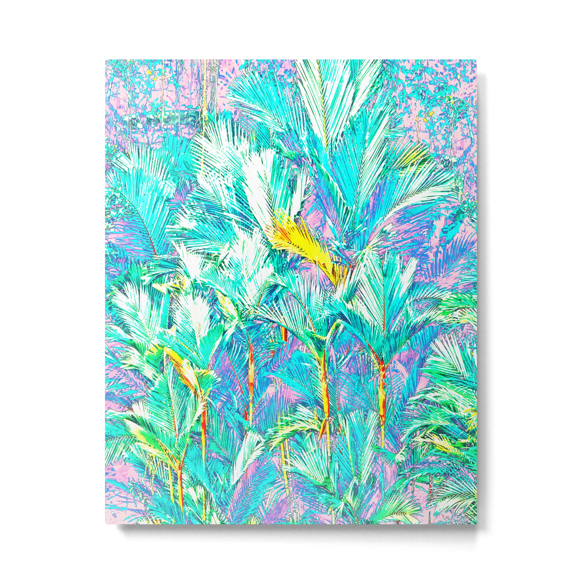 Colorful Palm Garden Metal Print Gallery Image 6
