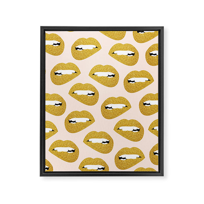 Don't Speak Evil #society6 #decor #buyart Framed Canvas Print Gallery Image 1