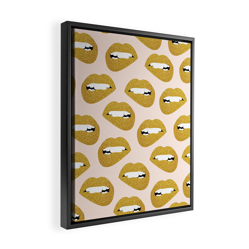 Don't Speak Evil #society6 #decor #buyart Framed Canvas Print Gallery Image 2