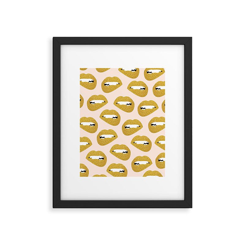 Don't Speak Evil #society6 #decor #buyart Framed Art Print Gallery Image 5